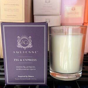 Aquiesse Fig & Cypress Candle 6.5 oz NEW